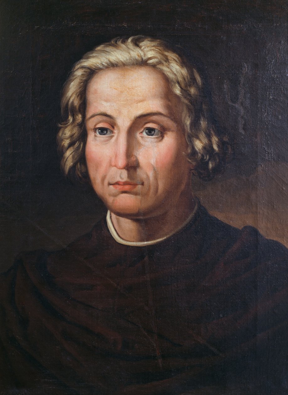 Ritratto di Cristoforo Colombo da Valeriano Domínguez Bécquer