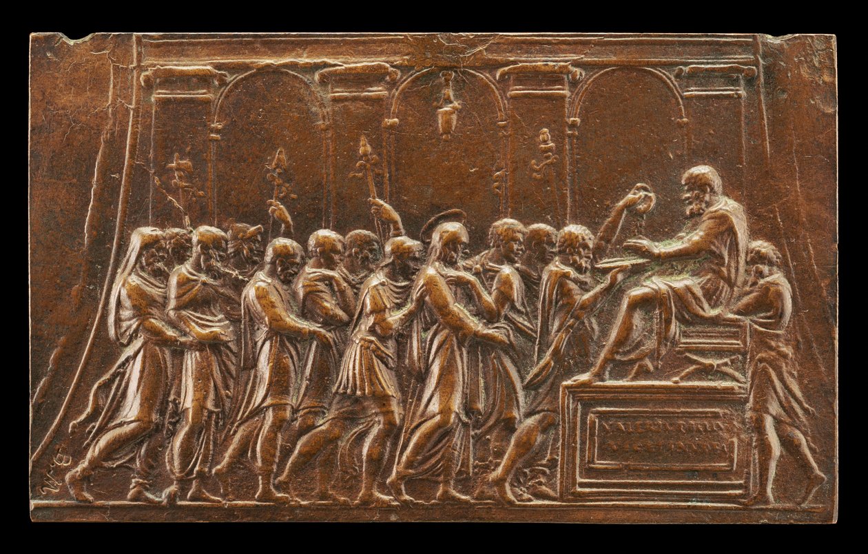Cristo davanti a Ponzio Pilato da Valerio Belli