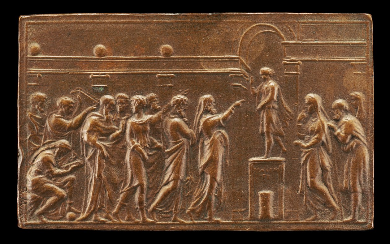 Gesù tra i dottori, 1537 o dopo da Valerio Belli