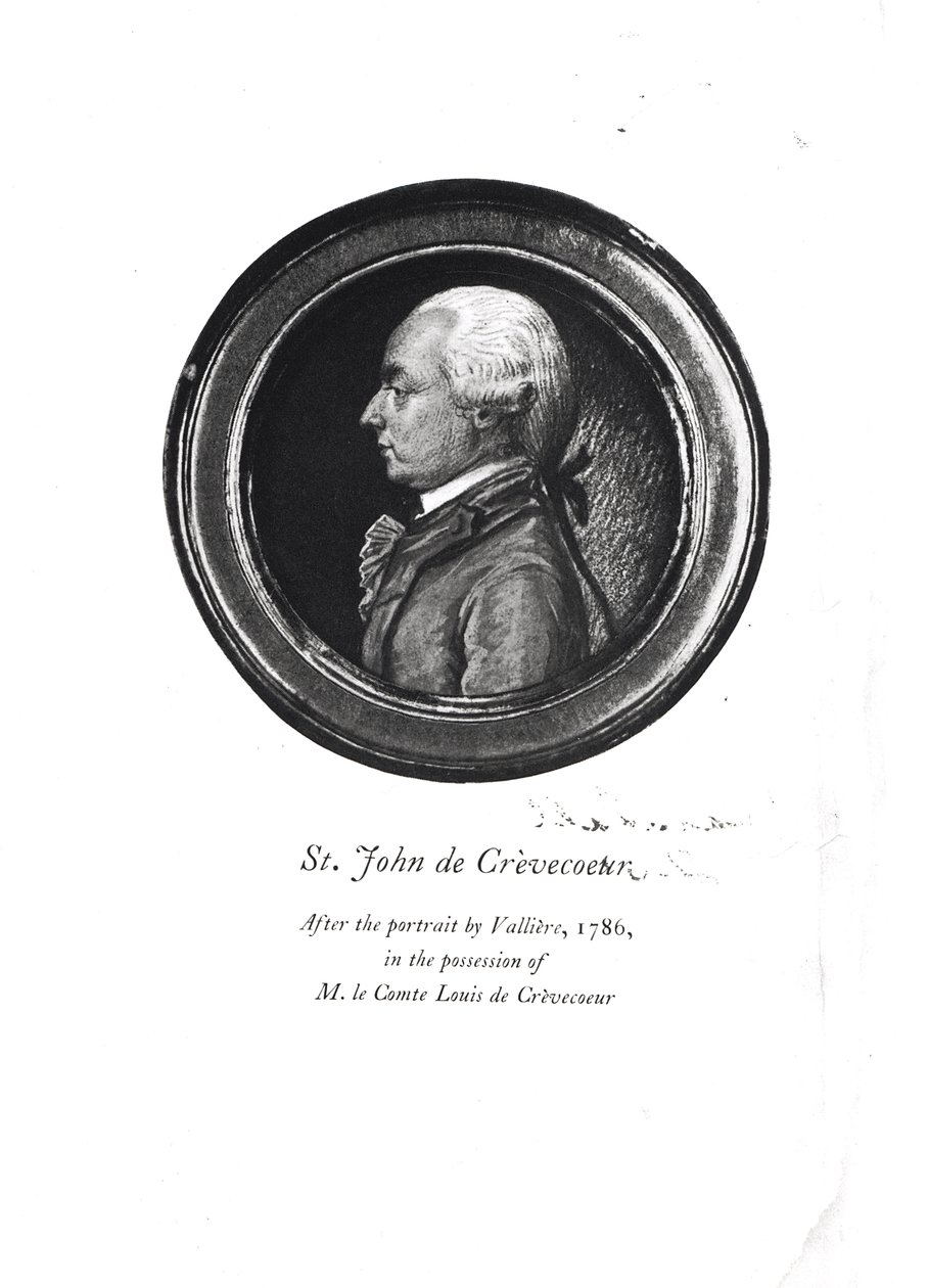 Michel-Guillaume-Jean de Crevecoeur (1735-1813) frontespizio del suo 