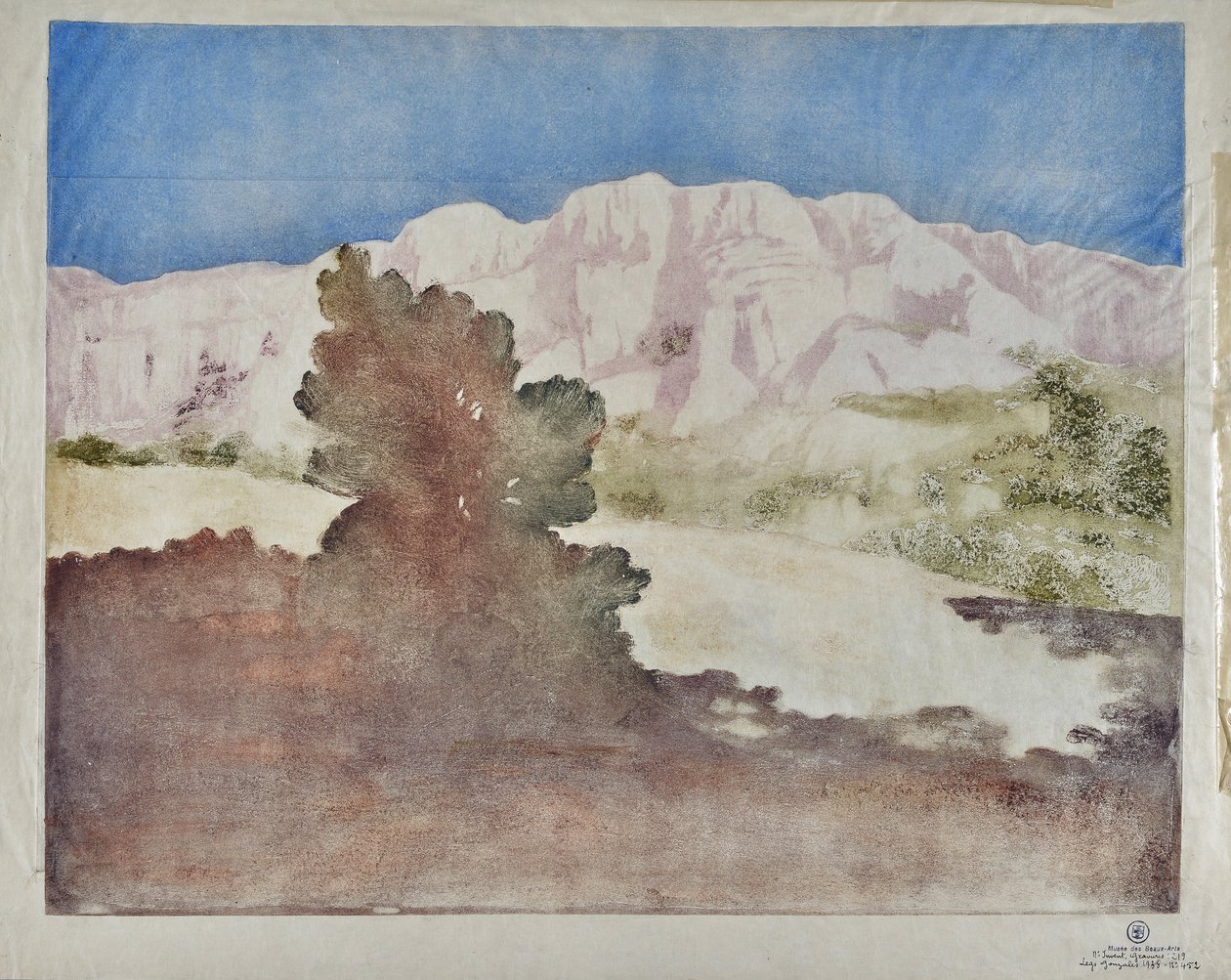 Vista del Monte Sacro da Valère Bernard