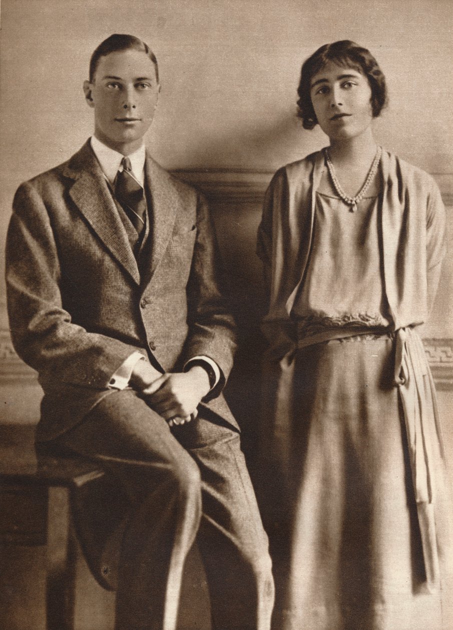 Lady Elizabeth Bowes Lyon e il Duca di York all