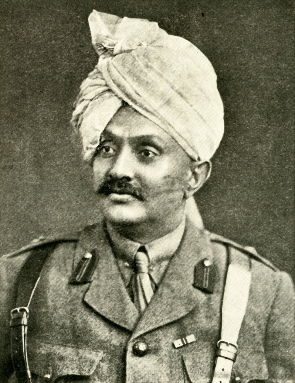 Il Jam Sahib di Nawanagar Principe Rantjitsinhji, Prima Guerra Mondiale, gennaio 1915 da Vandyk