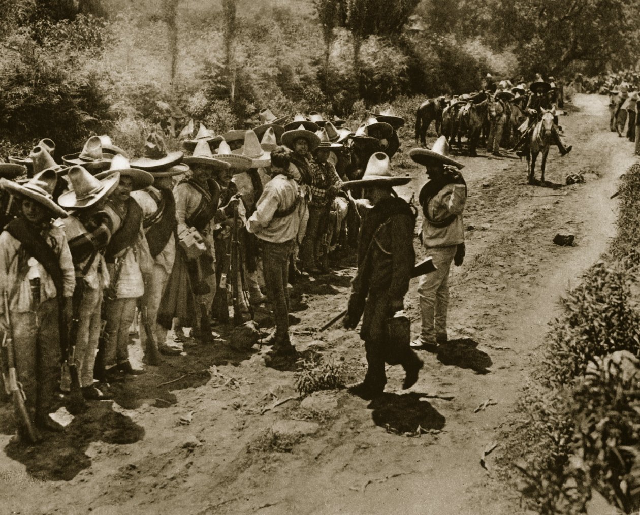 Zapatisti, c.1914 da Vargas