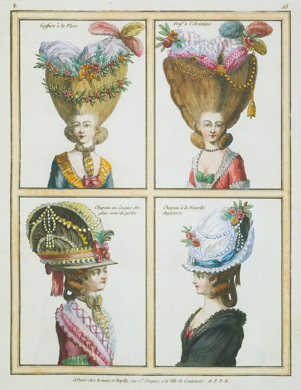 Galerie des modes et costumes français ... (volume I) da Various Artists