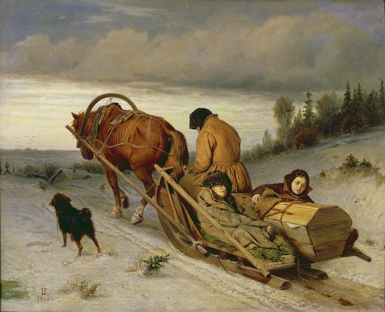 Saluto ai morti, 1865 da Vasili Grigorevich Perov