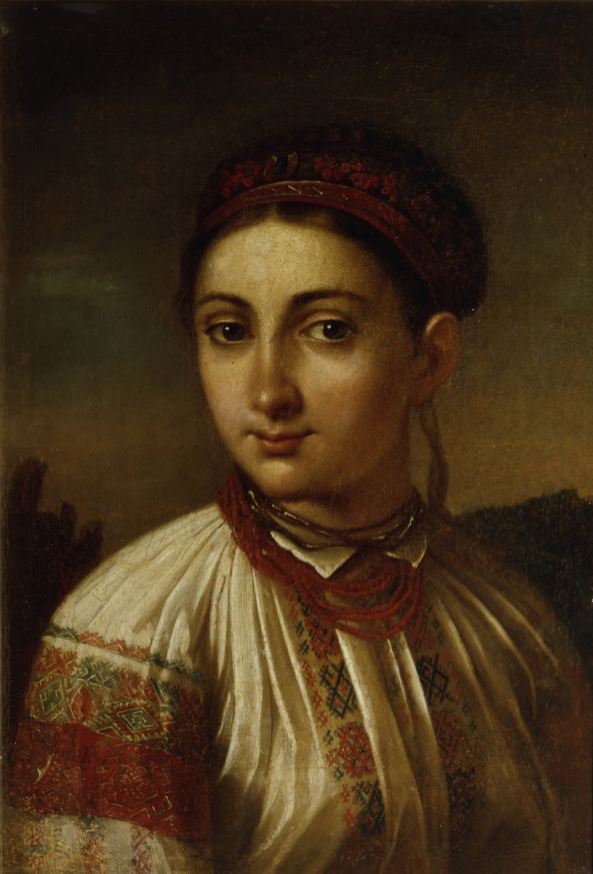 Ragazza di Podillia da Vasili Andreevich Tropinin