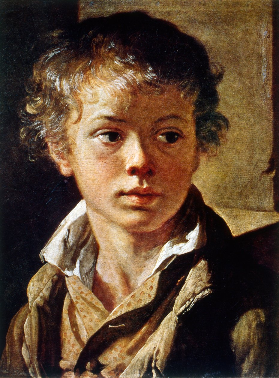 Ritratto di un ragazzo da Vasili Andreevich Tropinin