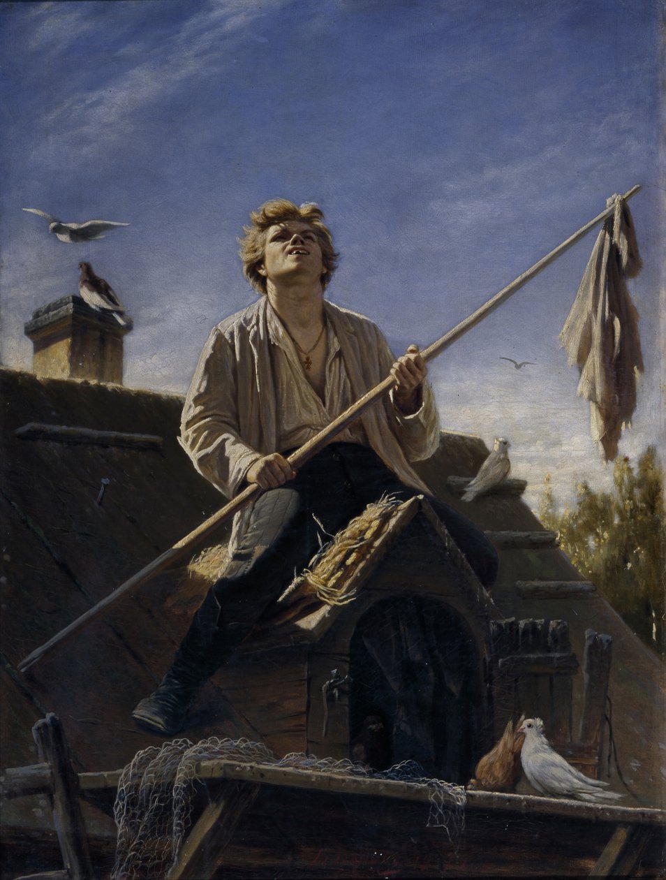 Un collezionista di piccioni, 1874 da Vasili Grigorevich Perov
