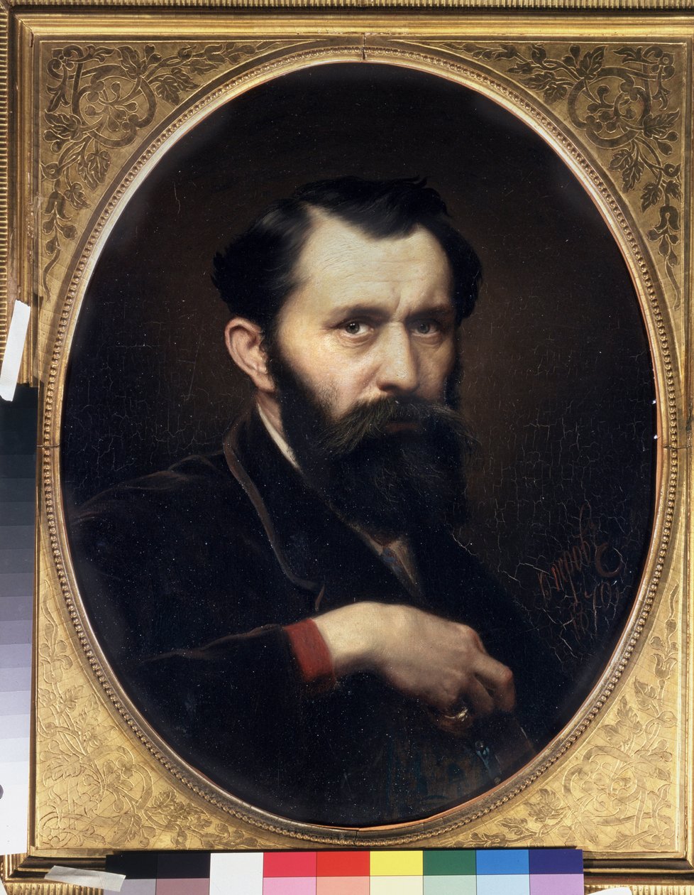 Autoritratto da Vasili Grigorevich Perov