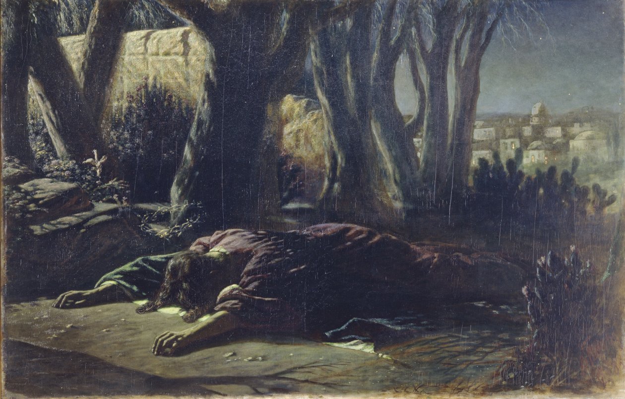 Cristo nel Giardino del Getsemani, 1878 da Vasili Grigorevich Perov