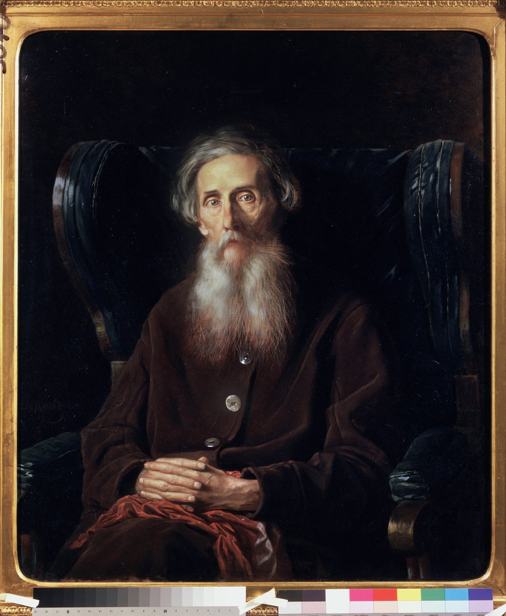 Ritratto dello scrittore e lessicografo Vladimir Dahl da Vasili Grigorevich Perov