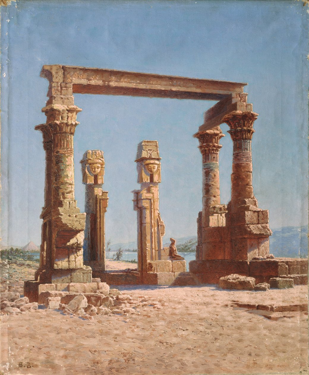 Rovina di un tempio egizio da Vasili Vasilievich Vereshchagin