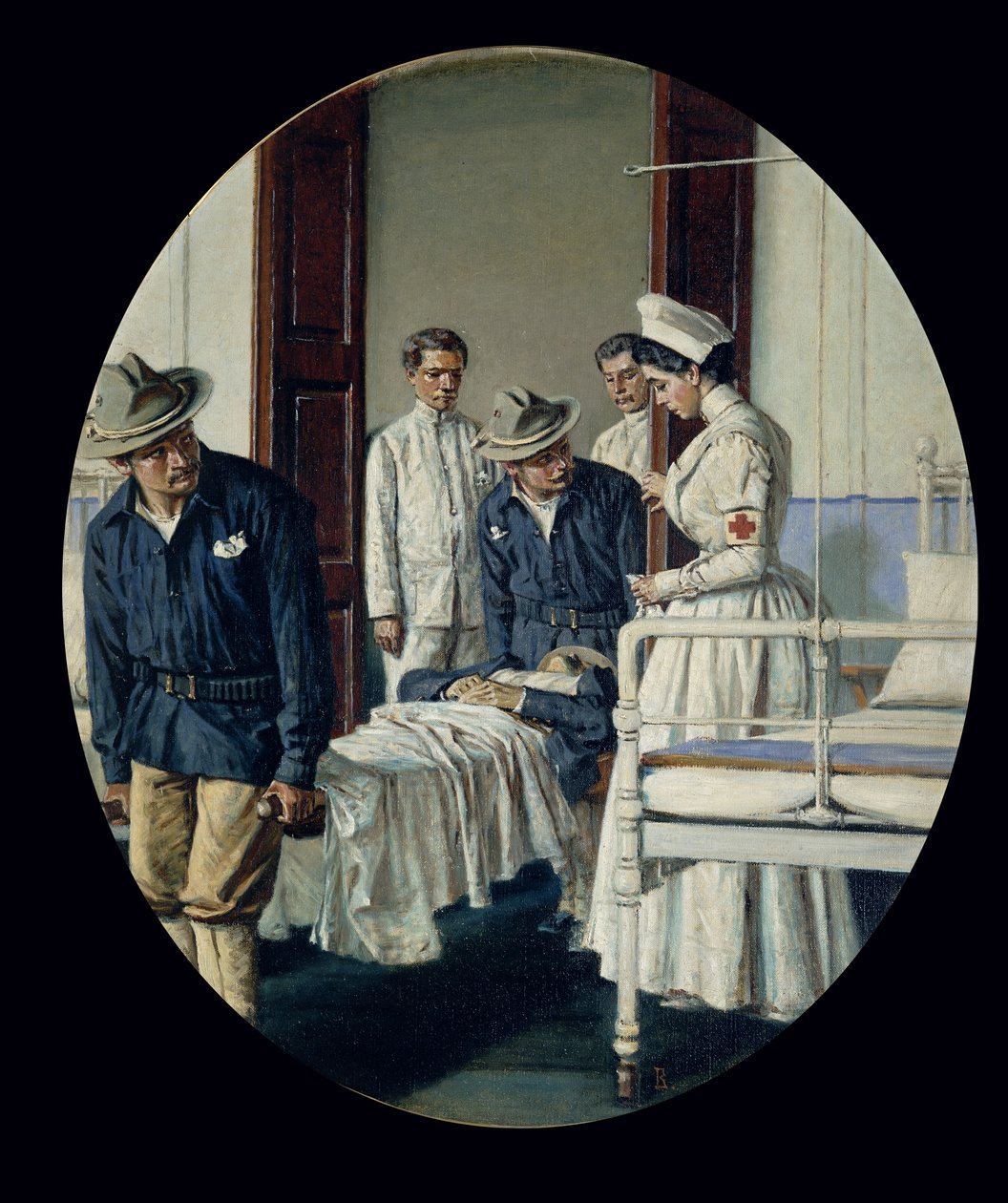 In un ospedale militare da Vasili Vasilievich Vereshchagin