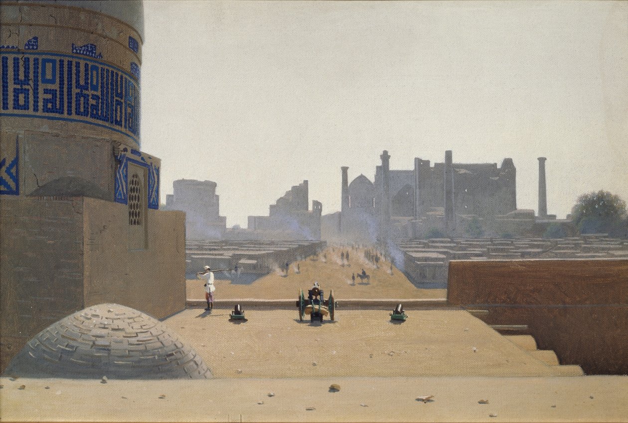 Strada principale a Samarcanda al mattino presto, 1869-1870 da Vasili Vasilievich Vereshchagin