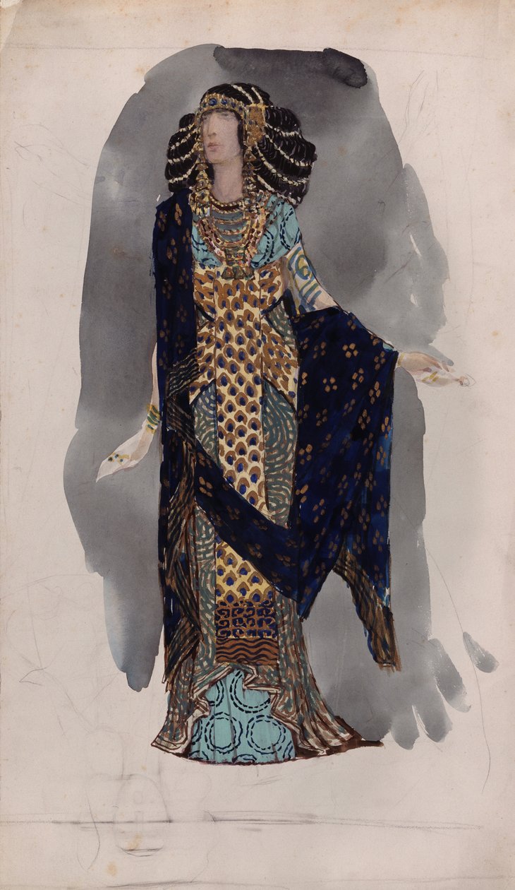 Costume dalla Serie Ballerini Orientali, 1900s da Vasili Vasilyevich Vladimirov