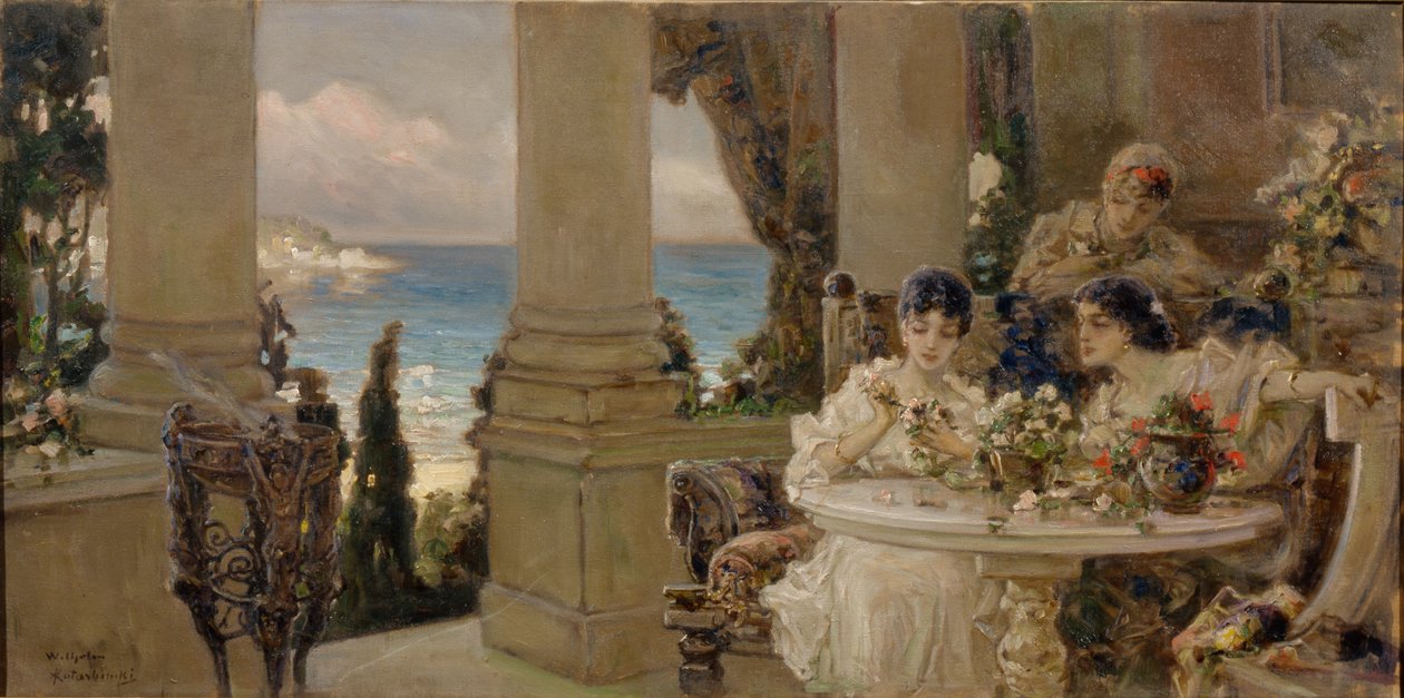 Sulla terrazza da Vasilii Kotarbinsky