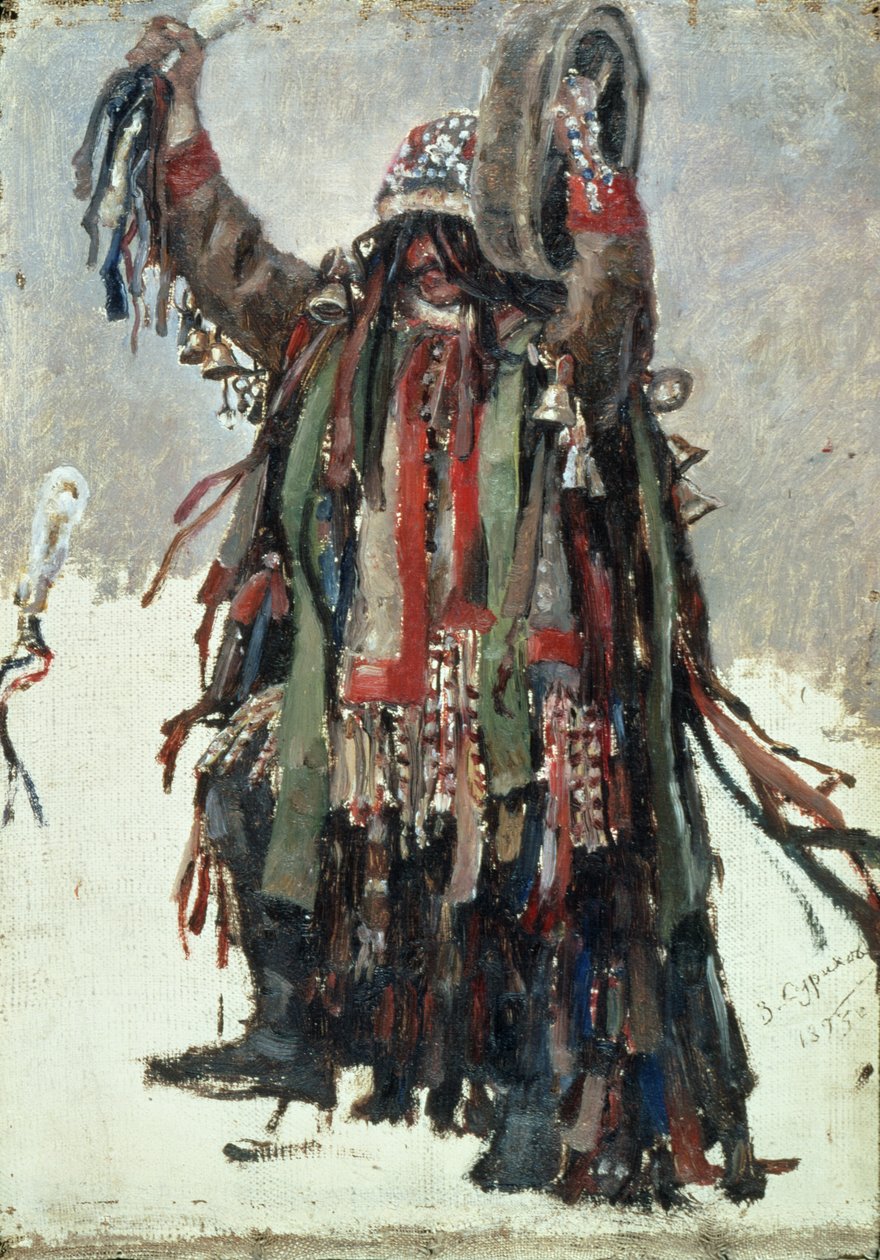 Uno sciamano, schizzo per 