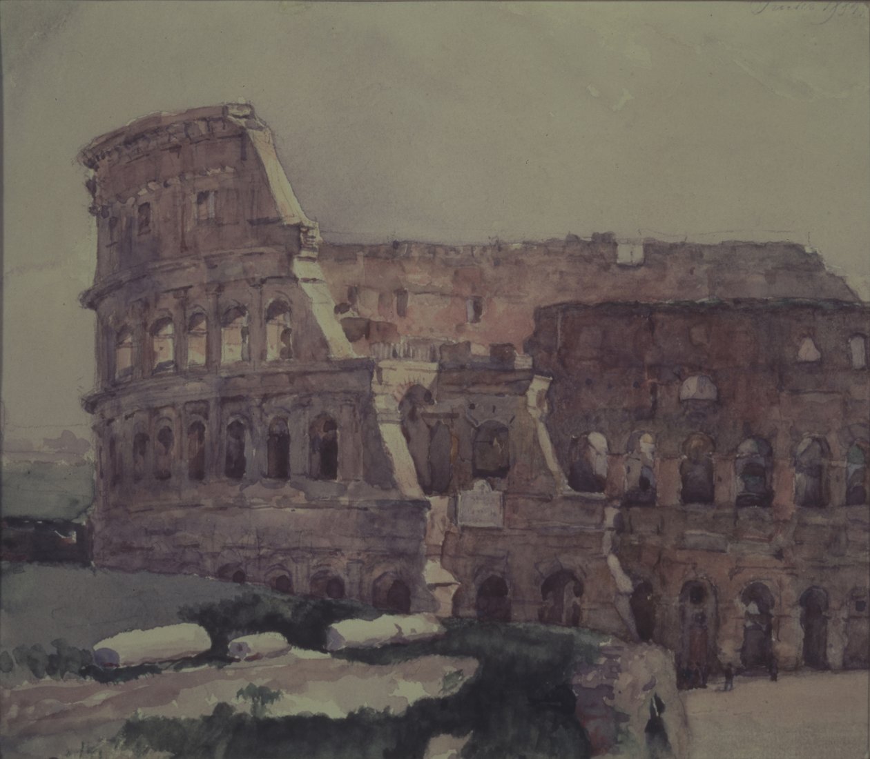 Il Colosseo a Roma da Vasilij Ivanovic Surikov