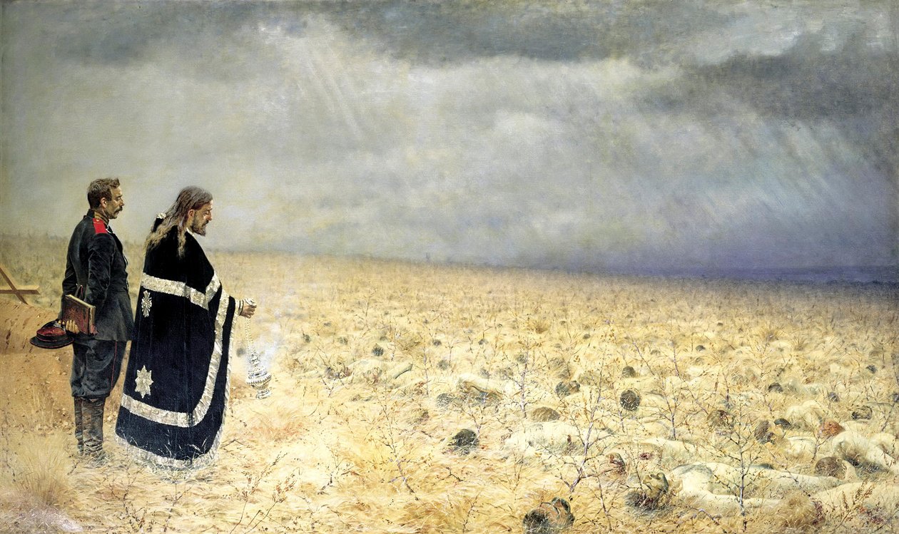 I vinti, Requiem, c1877-c1878 da Vasily Vereshchagin
