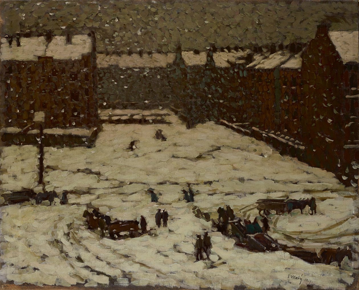 Periferia sotto la neve da Václav Malý
