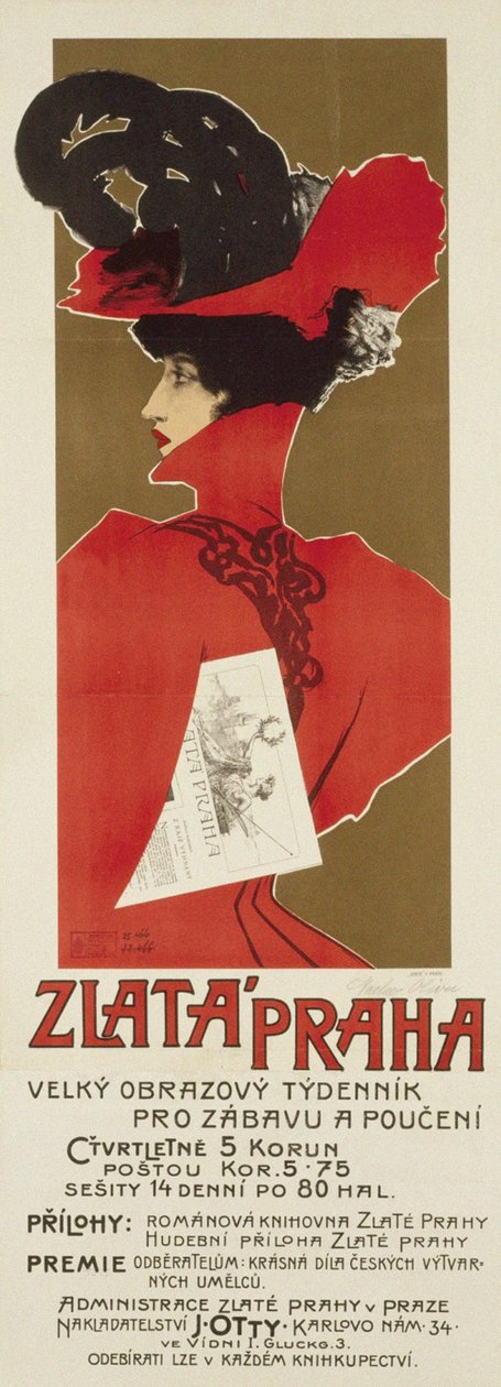 Zlata Praha, 1898 da Václav Oliva