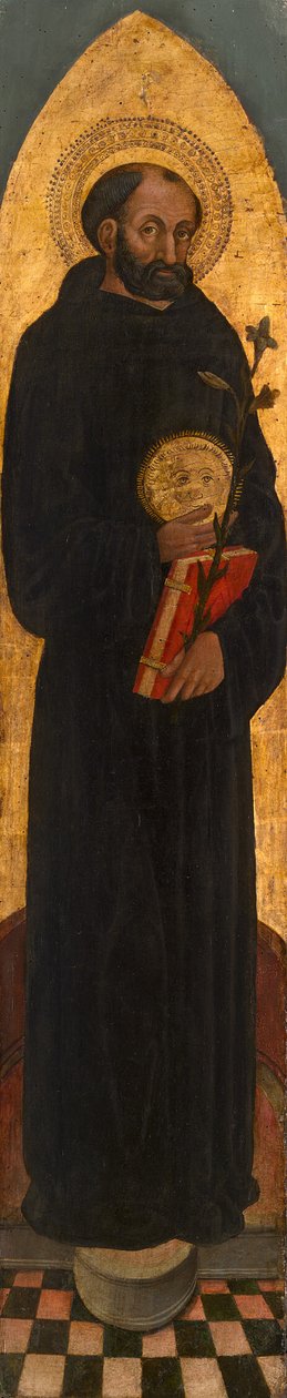 San Nicola da Tolentino da una pala d