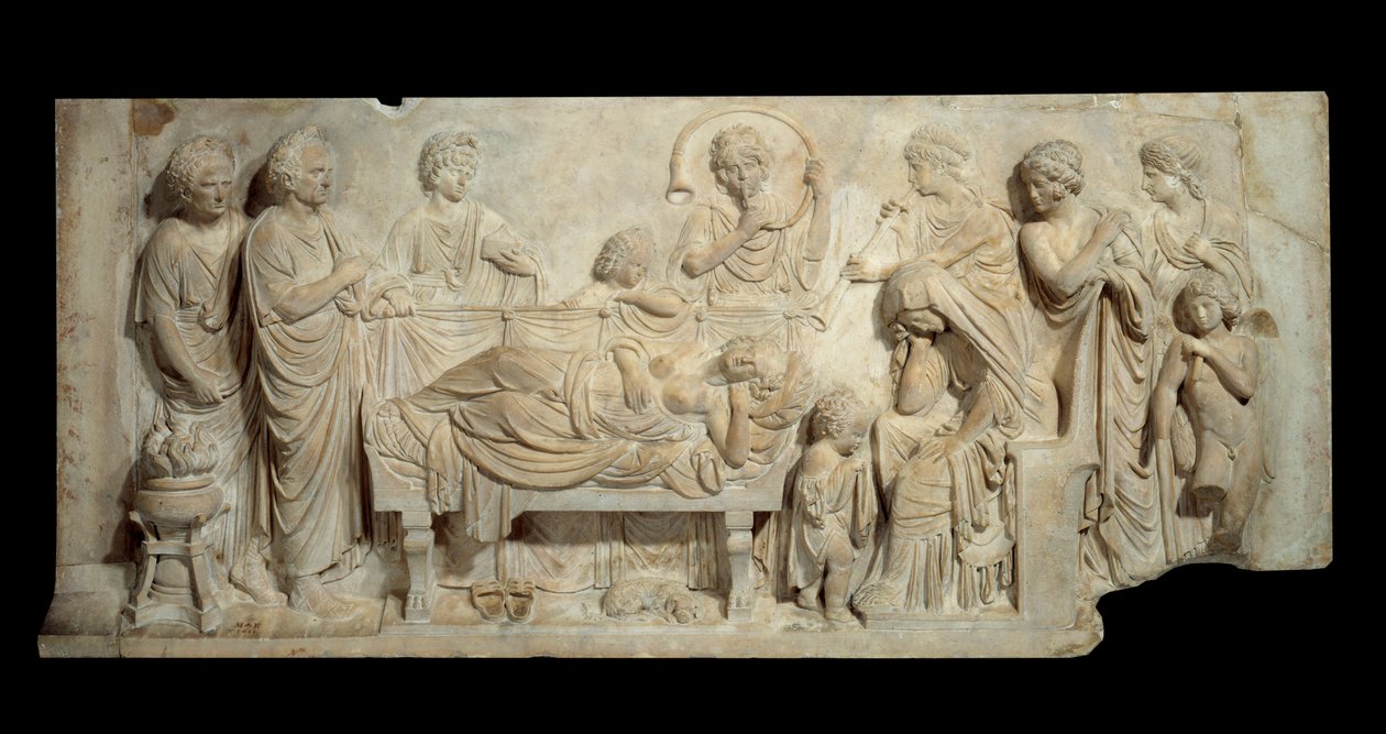 Cerimonia funebre, bassorilievo in marmo, Venezia, inizio del XVI secolo da Venetian School