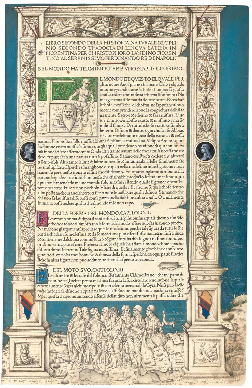 "Historia Naturalis" di Plinio il Vecchio, 1476 da Venetian School