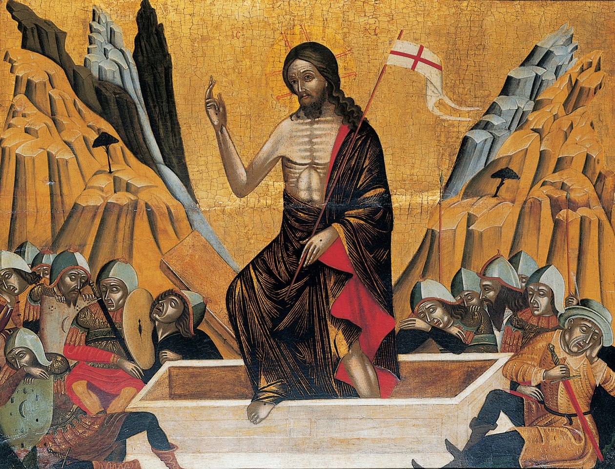 La Resurrezione, Venezia o Creta, c.1500 da Veneto Cretan School