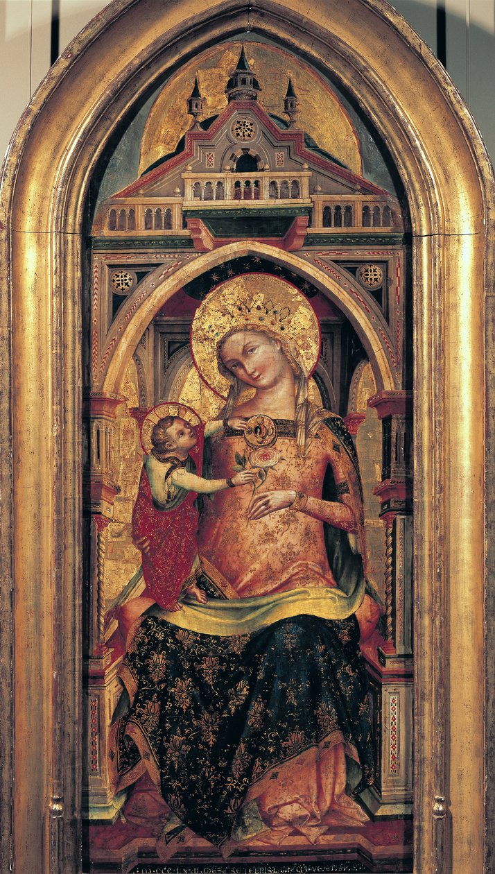 La Vergine e il Bambino, 1372 da Lorenzo Veneziano
