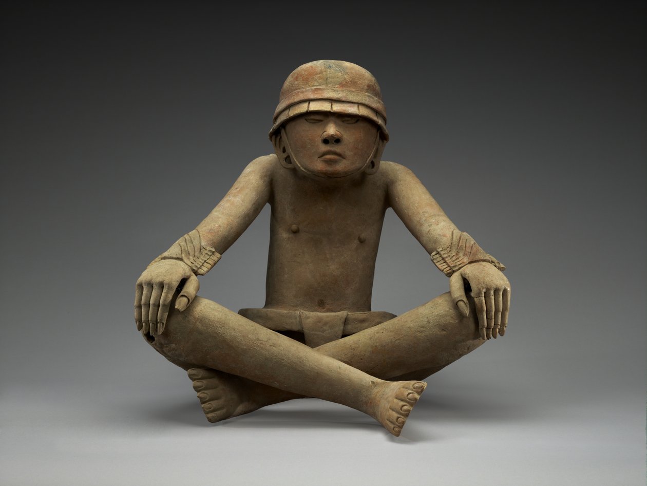Giocatore di palla, 600-900 d.C. da Veracruz Veracruz