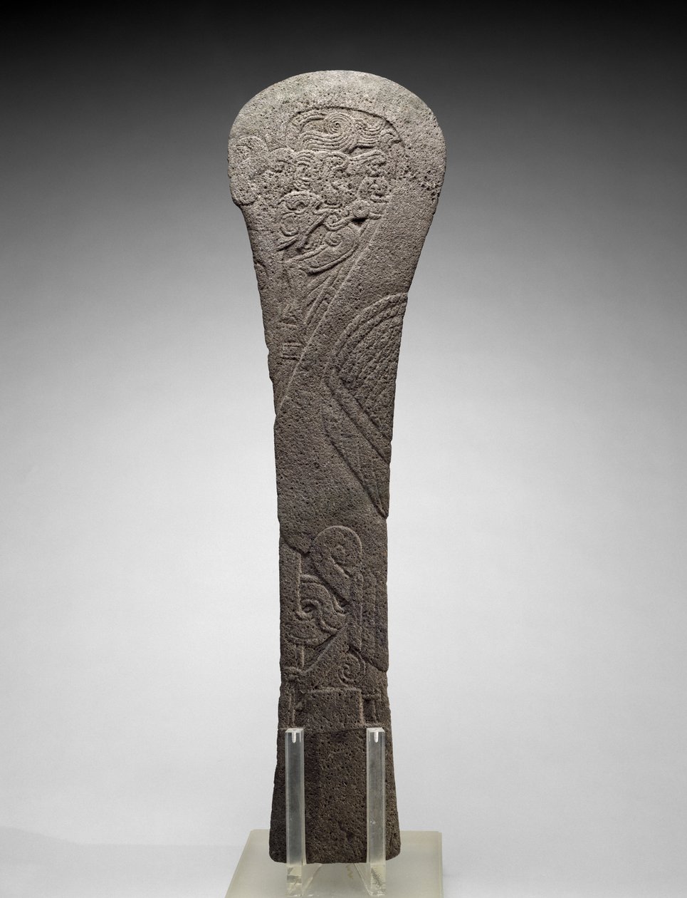 Palma con un Uccello Acquatico, 300-1200 d.C. da Veracruz Veracruz