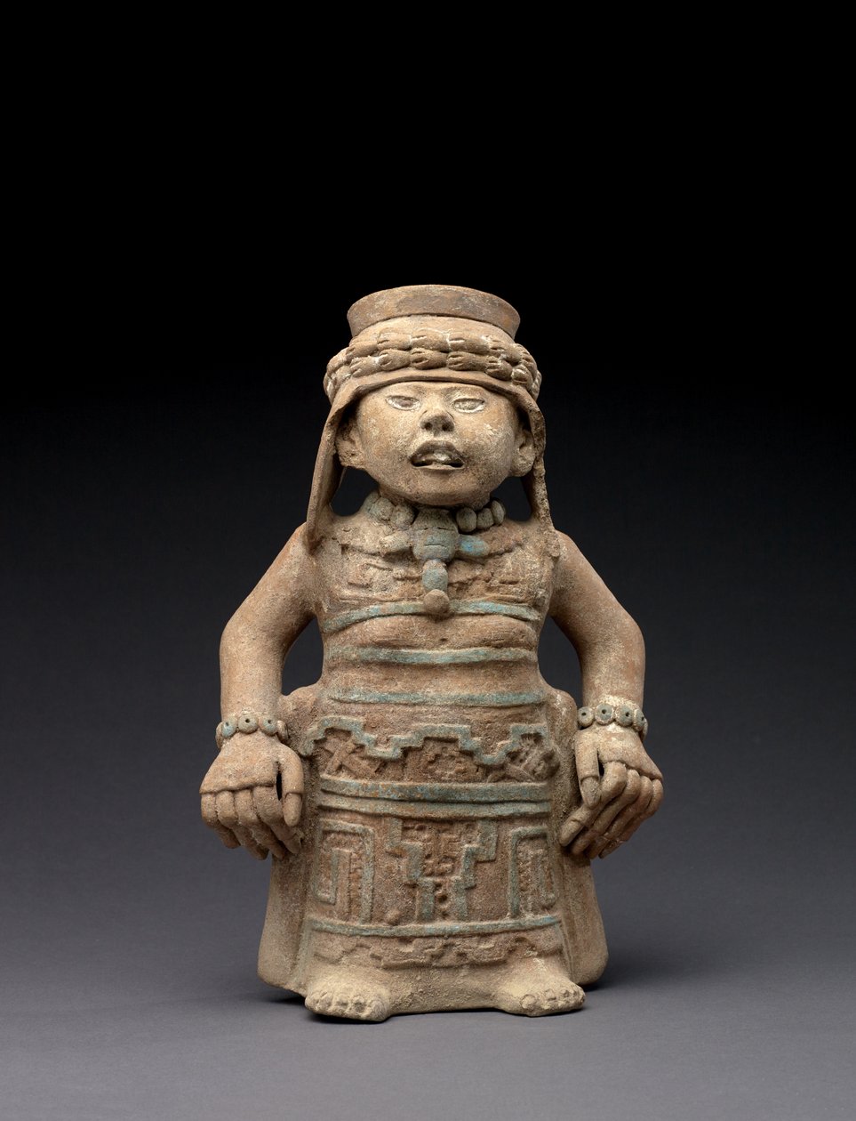 Figura effigie femminile in piedi, 600-900 da Veracruz Veracruz
