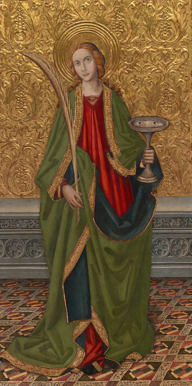 Santa Lucia, circa 1500 da Vergós Workshop