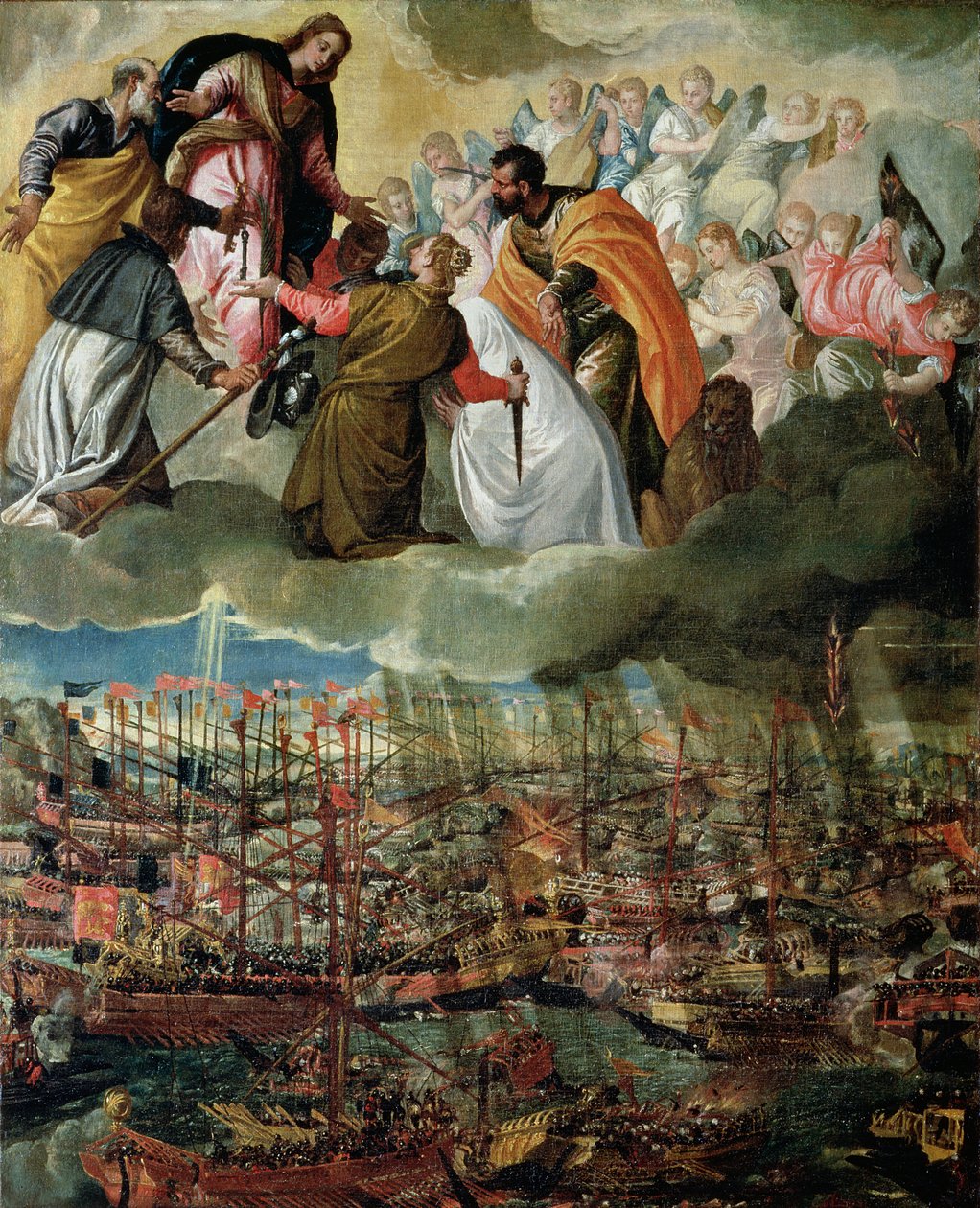 Allegoria della Battaglia di Lepanto, 7 ottobre 1571 da Paolo Veronese