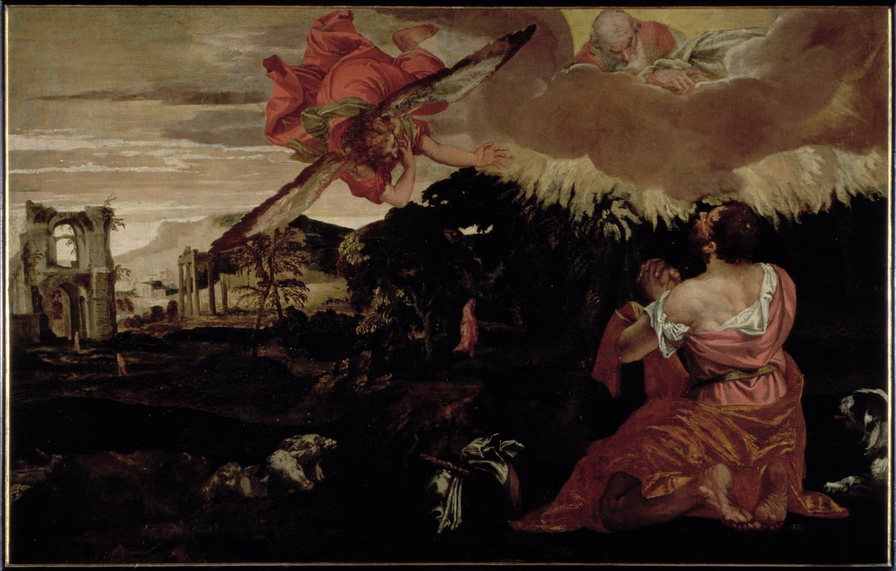 Mosè e il roveto ardente da Paolo Veronese