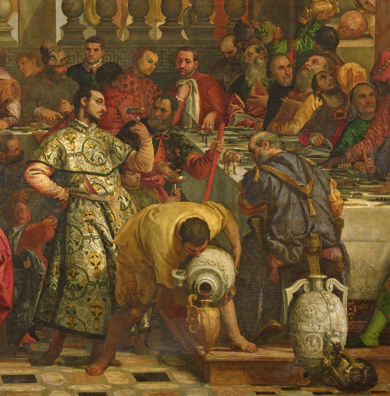 Le nozze di Cana, c.1562 (dettaglio) da Veronese