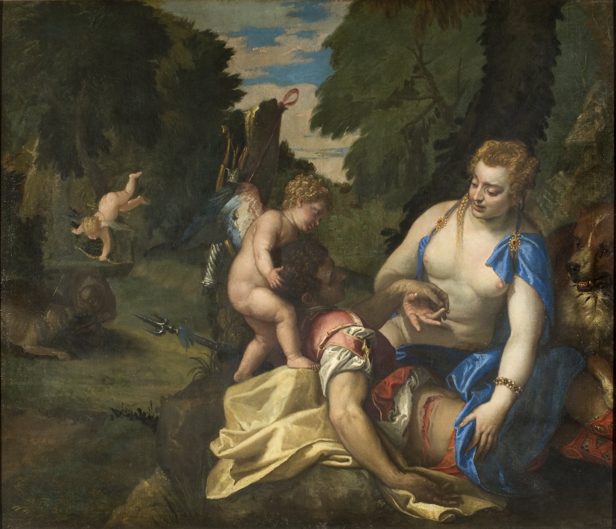 Venere piange Adone da Paolo Veronese