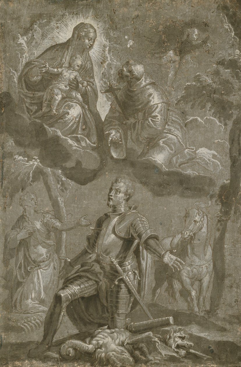 La Vergine e il Bambino con San Francesco e San Giorgio da Veronese