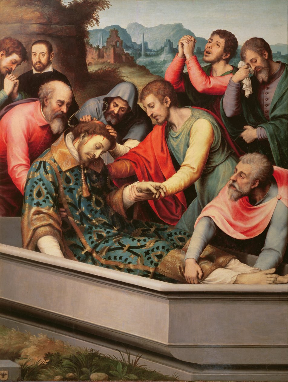 La sepoltura di Santo Stefano da Vicente Juan Macip