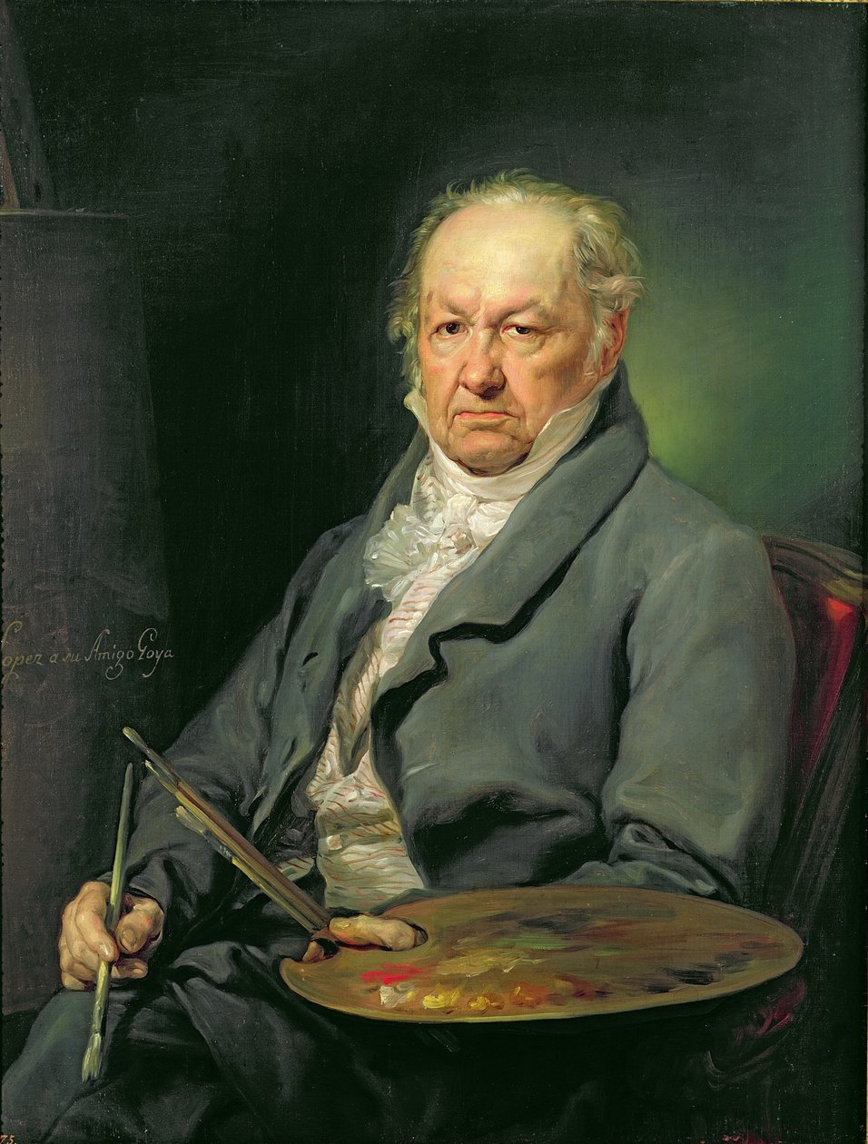 Francisco Jose de Goya, 1826 da Vicente Lopez y Portana