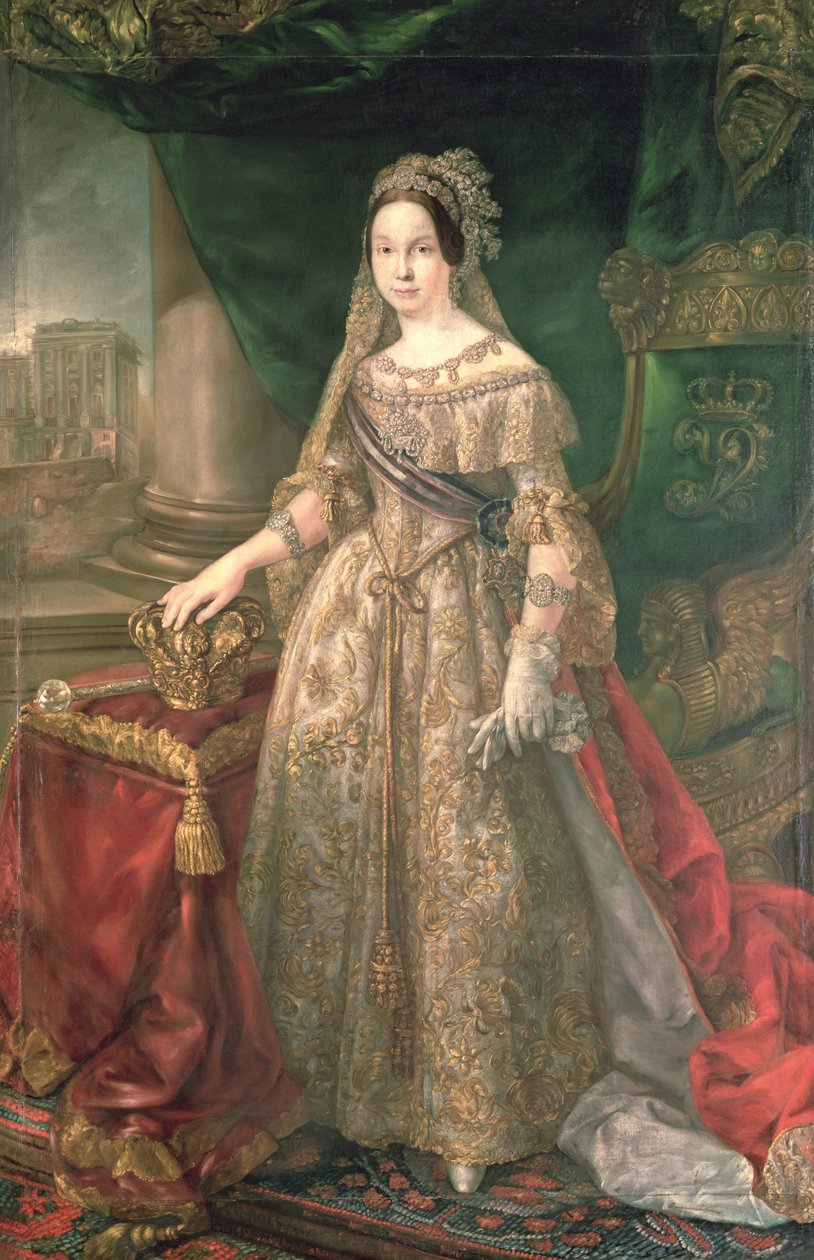 Regina Isabella II, 1843 da Vicente Lopez y Portana