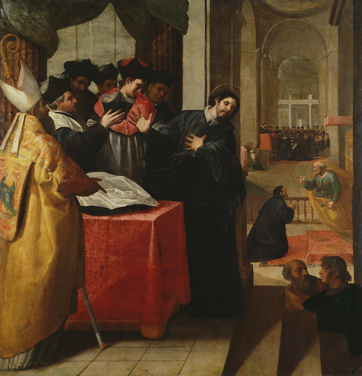 San Giovanni de Matha rinuncia al suo dottorato da Vicente Carducho