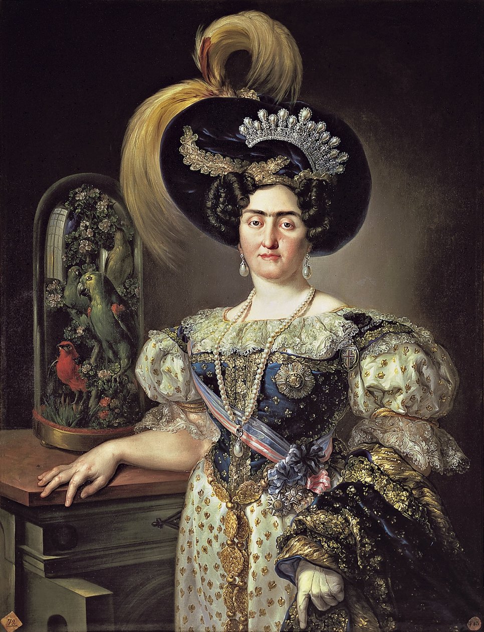 Ritratto di María Francisca de Braganza y Borbón da Vicente López Portaña