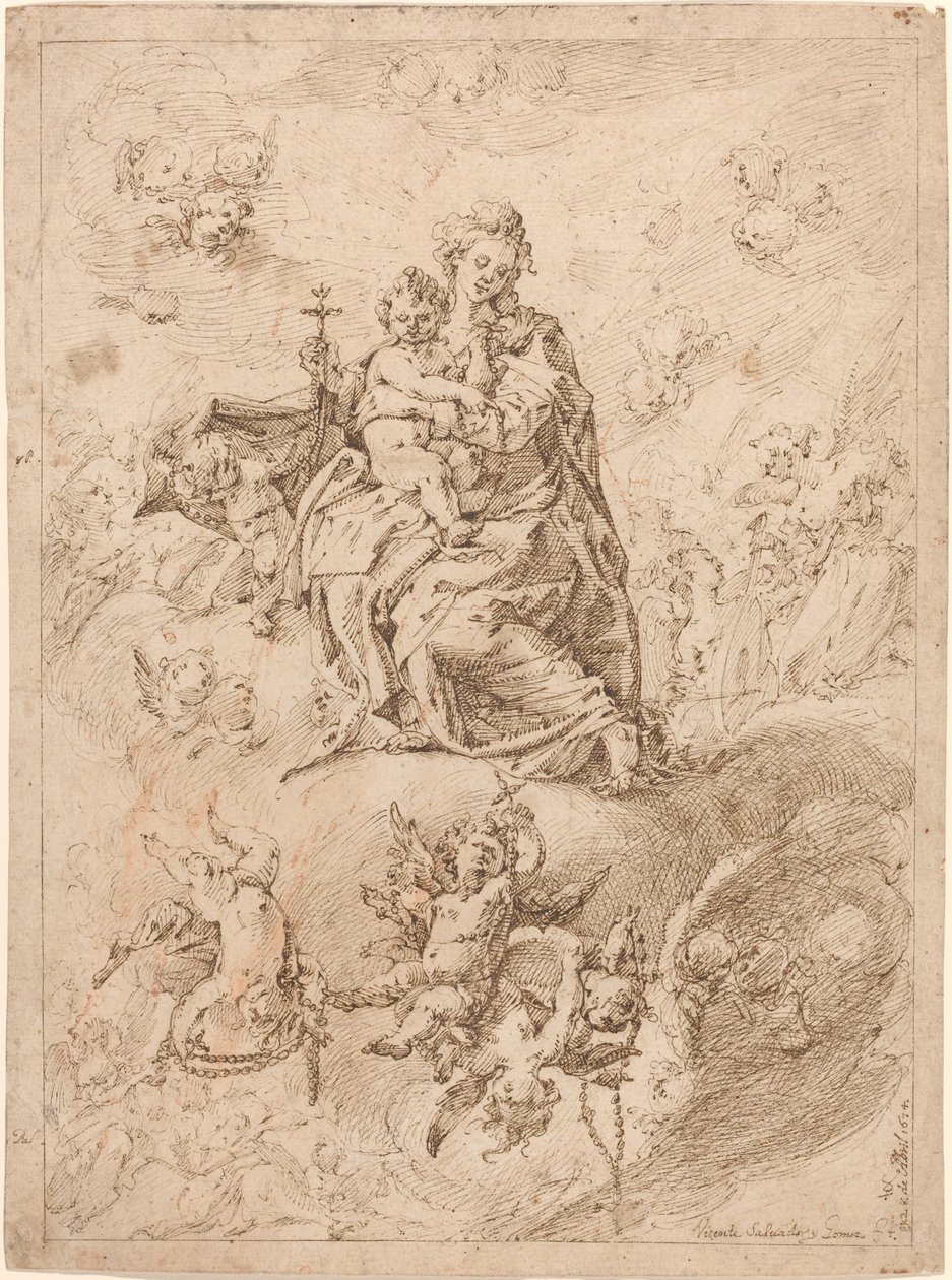 La Madonna del Rosario da Vicente Salvador Gómez