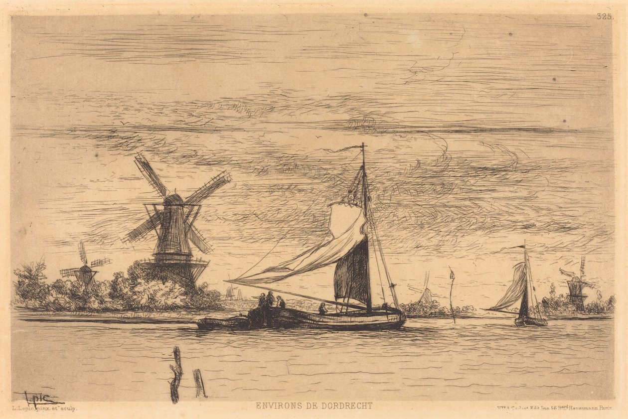 Dintorni di Dordrecht da Vicomte Ludovic Lepic