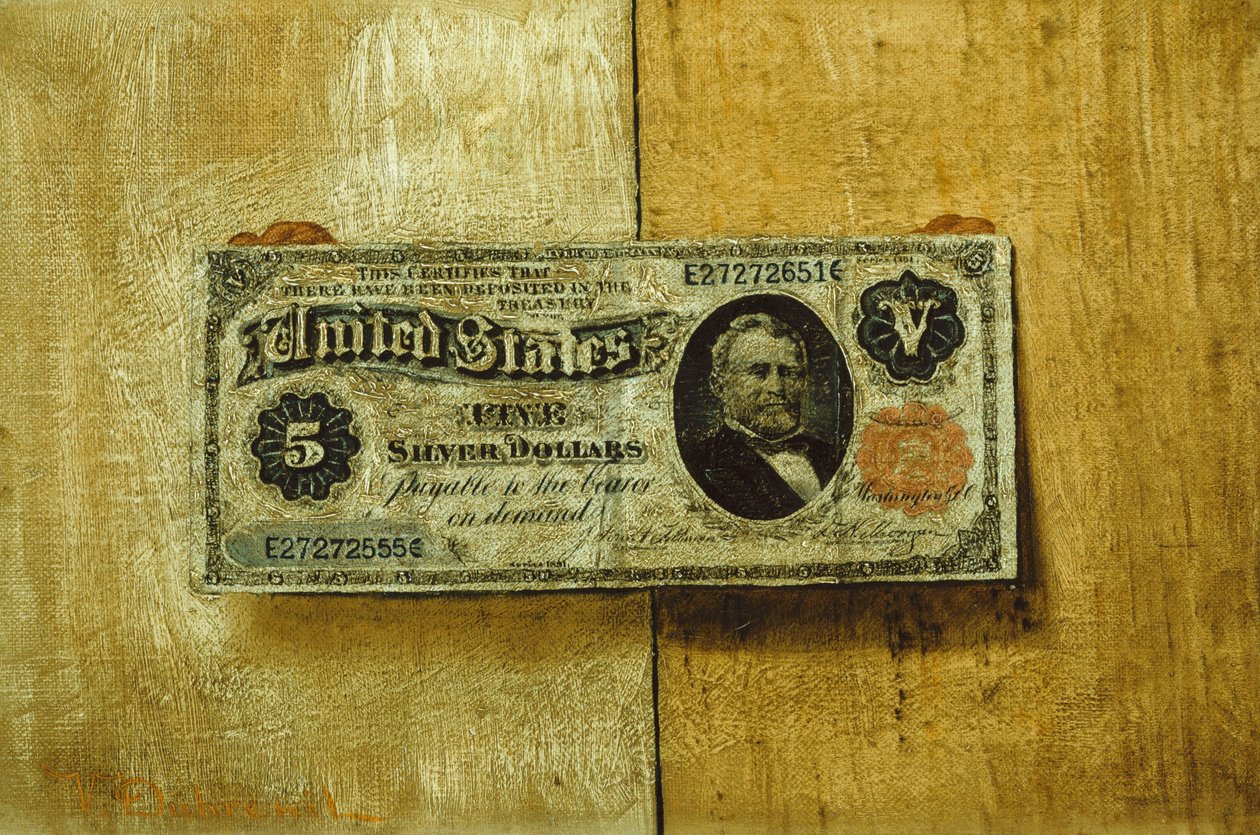 Banconota da cinque dollari da Victor Dubreuil