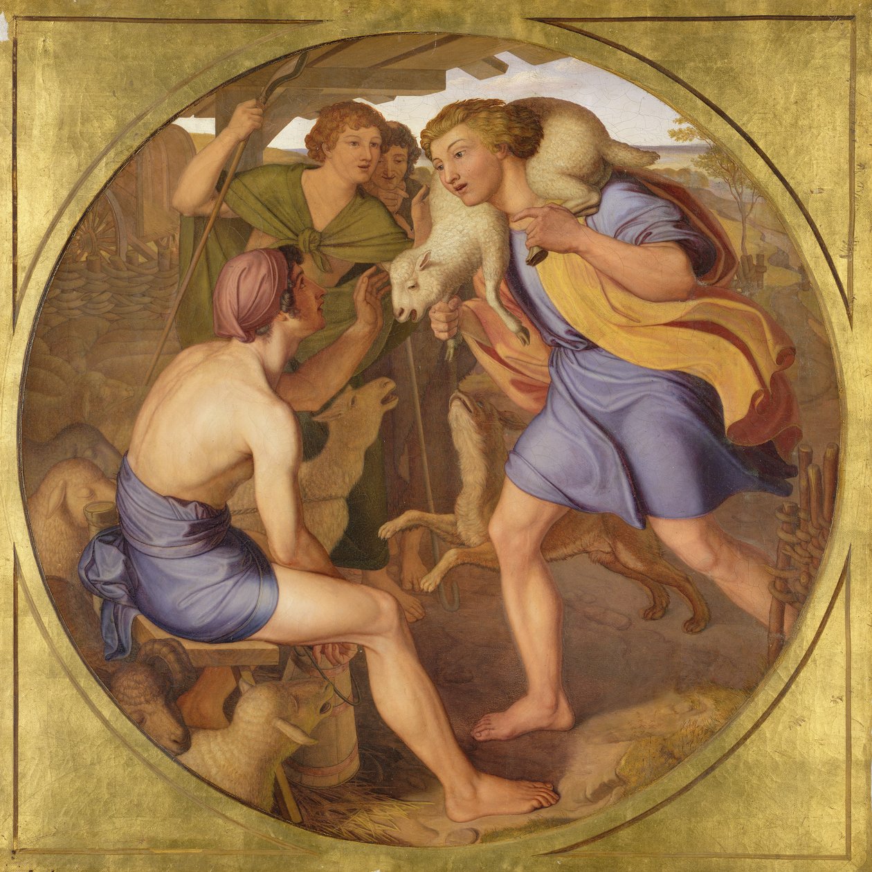 Il buon pastore, 1833 da Victor Emil Janssen