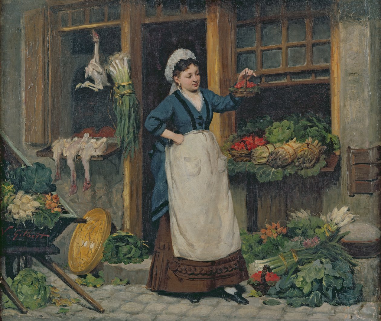 Il Venditore di Frutta da Victor Gabriel Gilbert